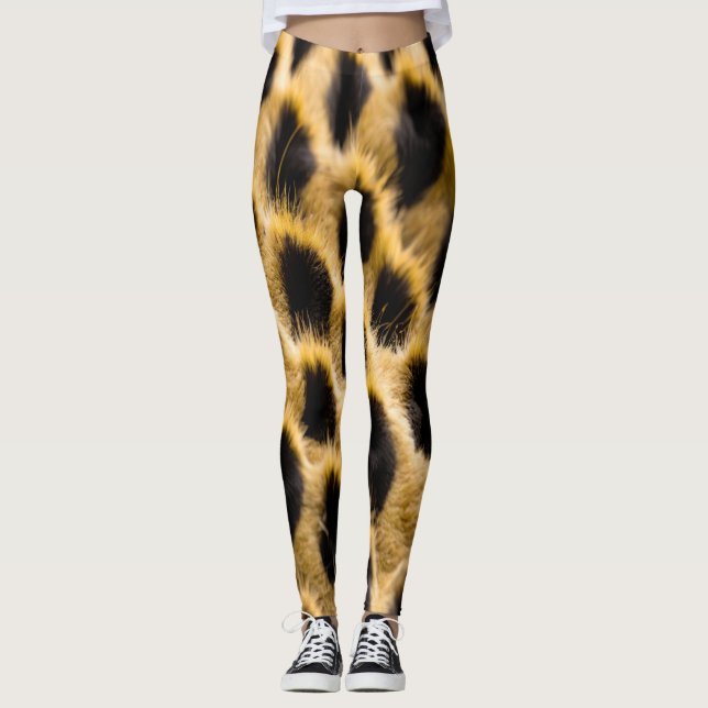 Cheetah. Leggings pour femmes de peau (Devant)