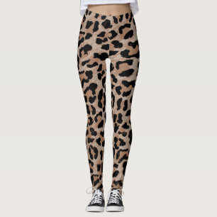 cheetah leopard print leggings