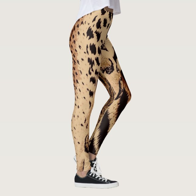 Cheetah Leopard Zebra & Tiger Animal Print Leggings (Right)