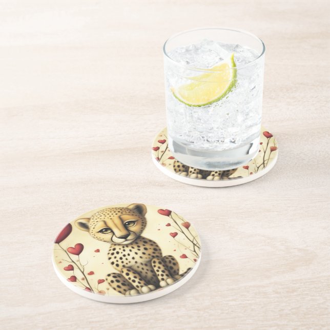 Cheetah Love 2 Coaster (Side)