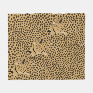 Cheetah Medium Fleece Blanket