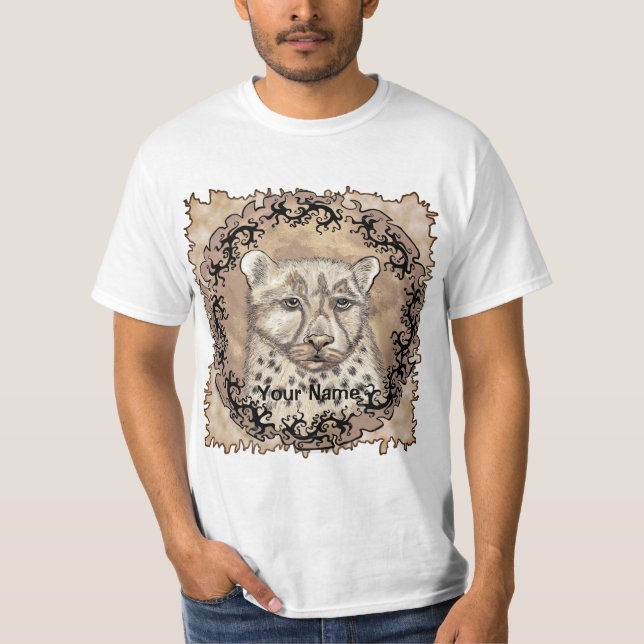 Cheetah Moon  T-Shirt (Front)