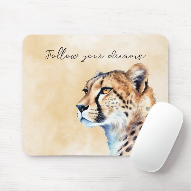 Cheetah Mouse Pad (With Mouse)