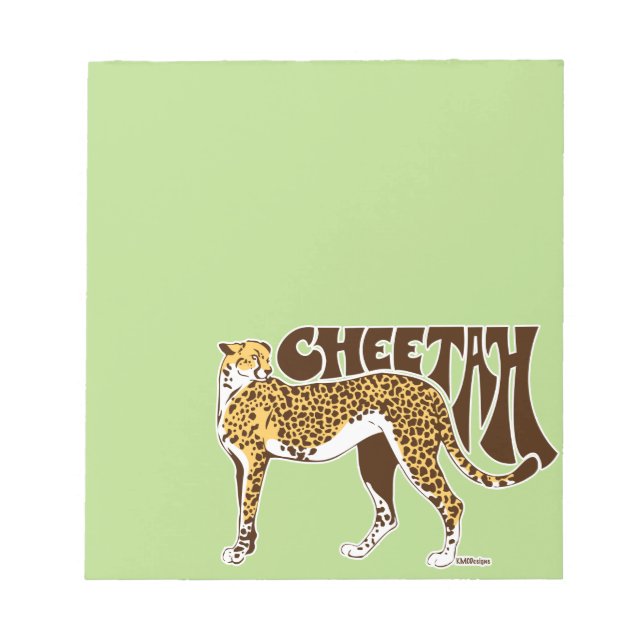 Cheetah Notepad (Front)