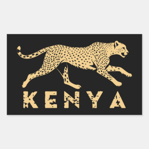 Cheetah Of Kenya Sticker
