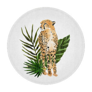 Cheetah Outlook Cutting Board