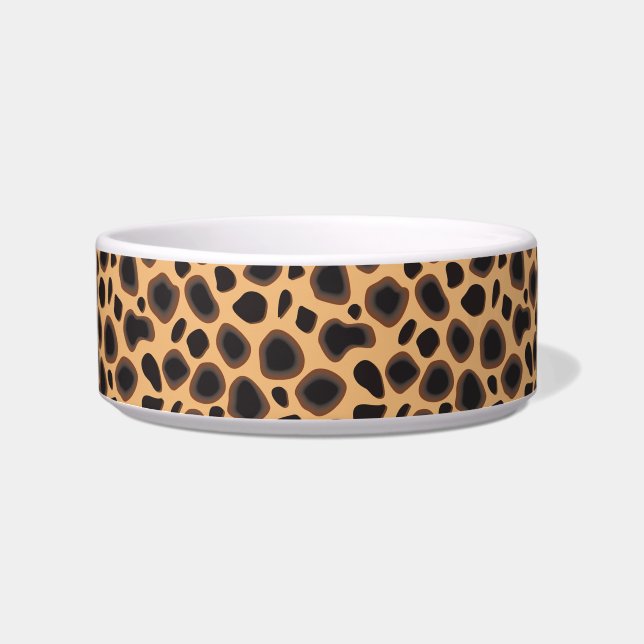 Cheetah Pattern Bowl (Front)