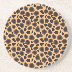 Cheetah Pattern Coaster