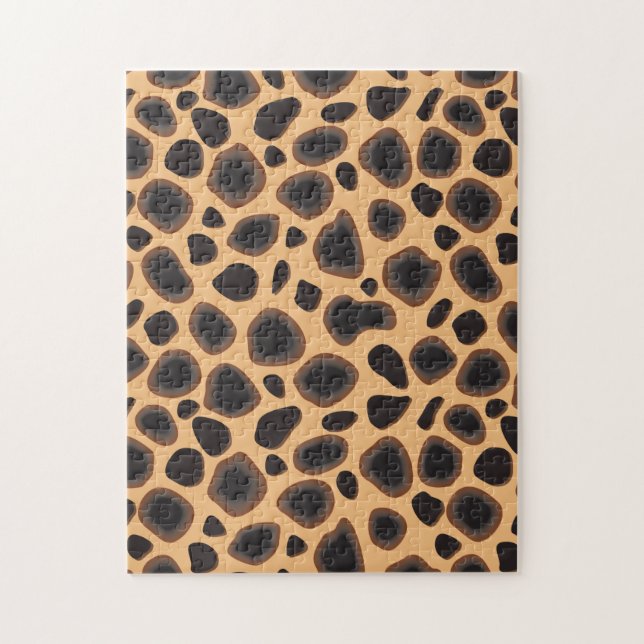 Cheetah Pattern Jigsaw Puzzle (Vertical)