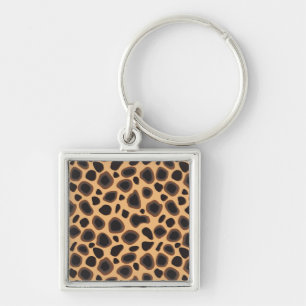 Cheetah Pattern Keychain