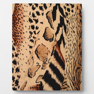 Cheetah Pattern Plaque