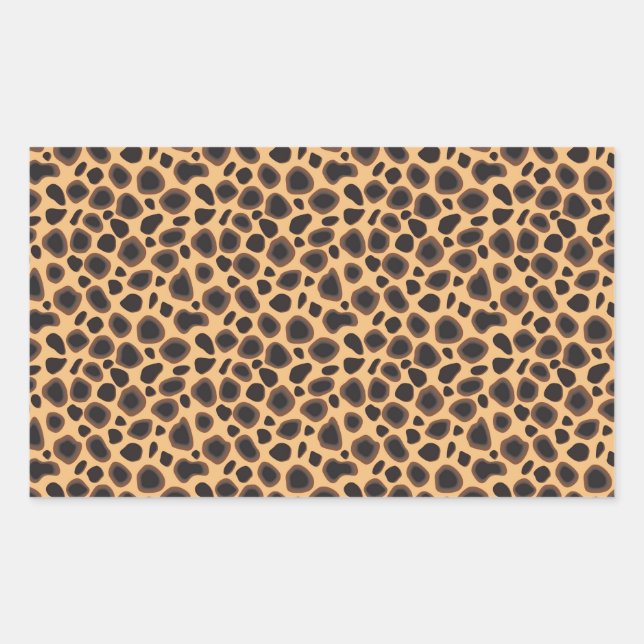 Cheetah Pattern Sticker (Front)