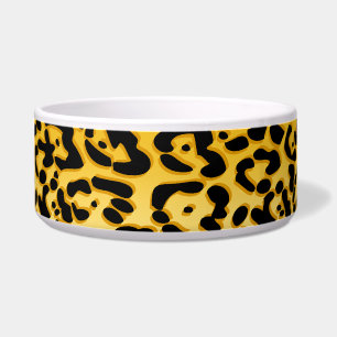 Cheetah Peace Angel ceramic bowl