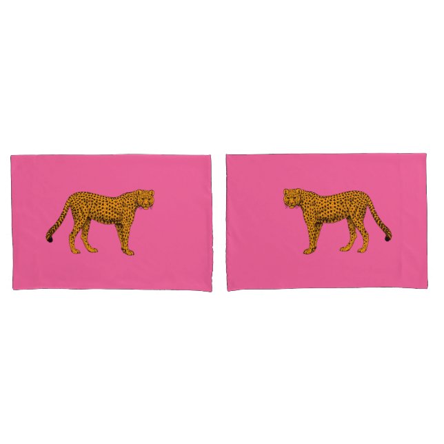 Cheetah Pillowcase (Front-Set)