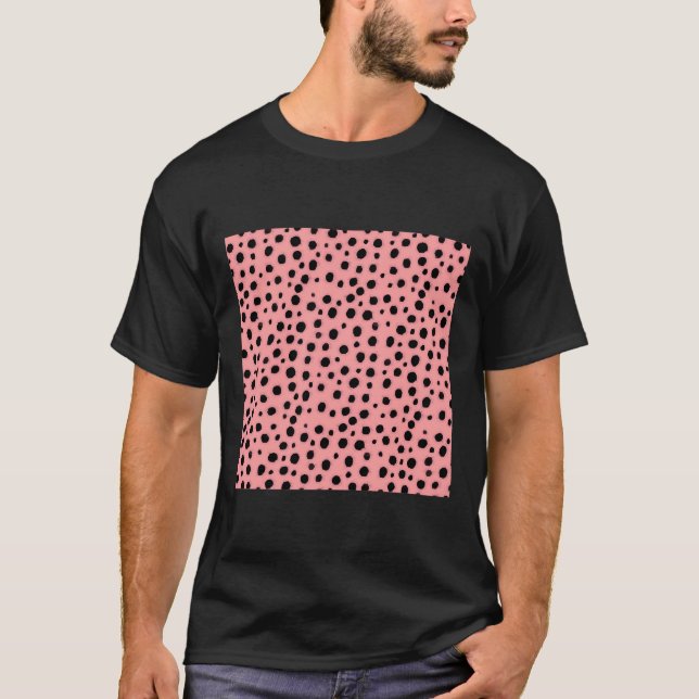 Cheetah Pink Pattern T-Shirt (Front)