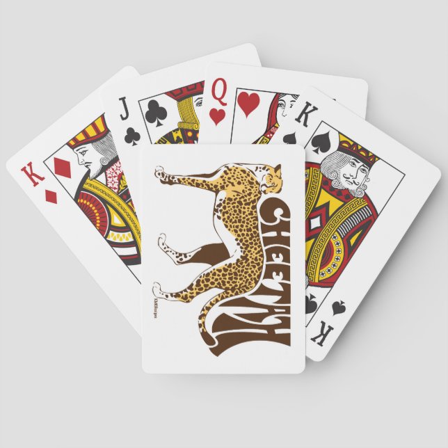 Cheetah Playing Cards (Back)
