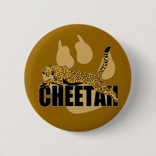 Cheetah Power 2 Inch Round Button