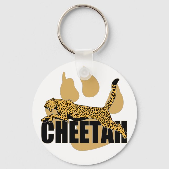 Cheetah Power Keychain (Front)