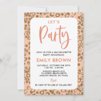 Cheetah Print Birthday or Special Occasion