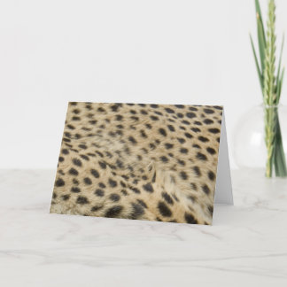 Cheetah Print Card