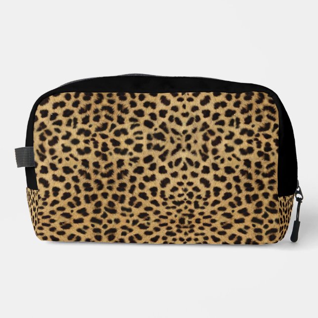 Cheetah Print Dopp Kit (Front)