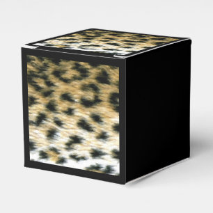 Cheetah Print Favor Box