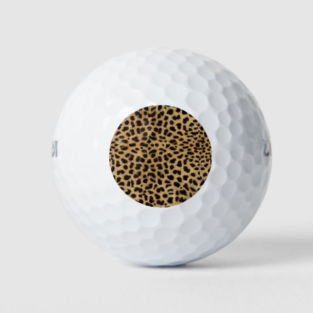 Cheetah Print Golf Balls (Front)