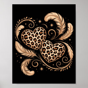 Cheetah Print Heart