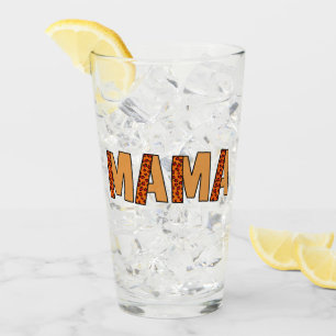 Cheetah Print Leopard Mom Glass