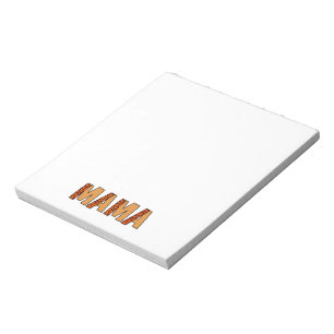 Cheetah Print Leopard Mom Notepad