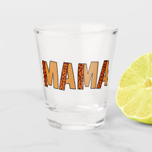 Cheetah Print Leopard Mom Shot Glass