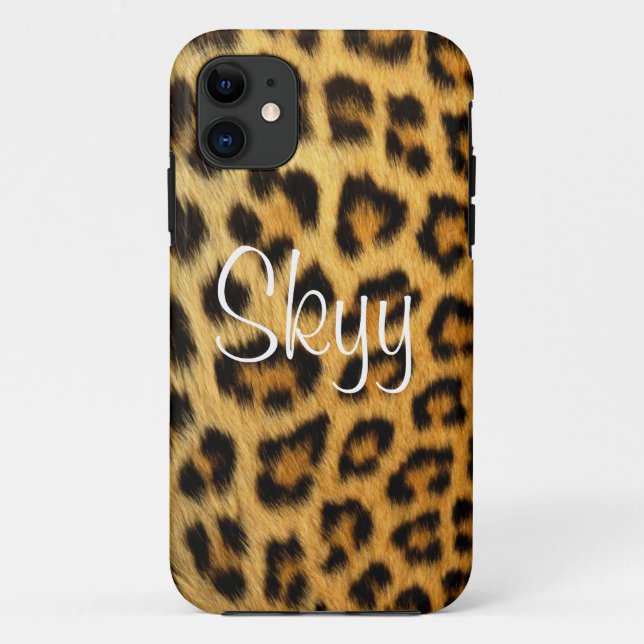 Cheetah Print Leopard Print Case-Mate iPhone Case (Back)
