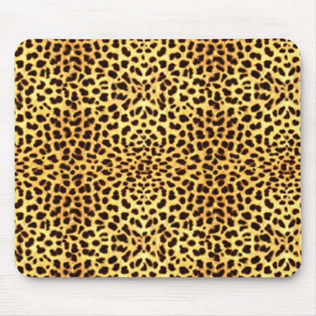 Cheetah Print Mouse Pad (Front)