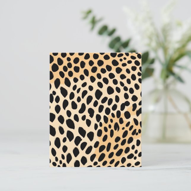 Cheetah Print Pattern (Standing Front)
