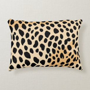 Cheetah Print Pattern Accent Pillow
