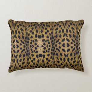 Cheetah Print Pattern Accent Pillow