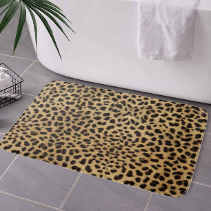 Cheetah Print pattern Bath Mat