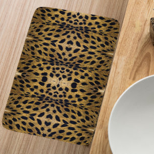 Cheetah Print Pattern Bath Mat