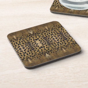 Cheetah Print Pattern Coaster