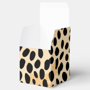 Cheetah Print Pattern Favor Box