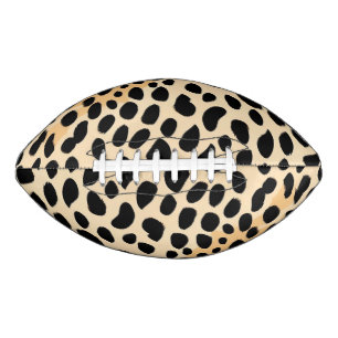 Cheetah Print Pattern Football