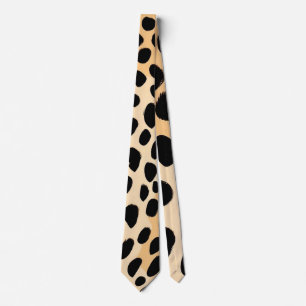 Cheetah Print Pattern Tie