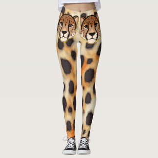 Cheetah Print Power Leggings