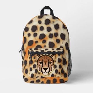 Cheetah Print Power Printed Backpack