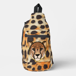 Cheetah Print Power Sling Bag