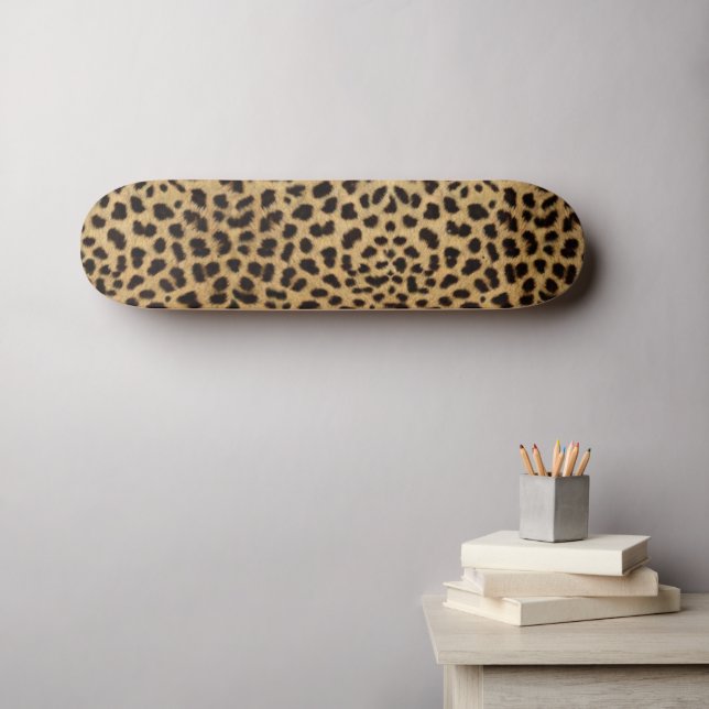 Cheetah Print Skateboard (Wall Art (Horz))