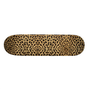 Cheetah Print Skateboard