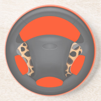 Cheetah Print Steering Wheel Coaster