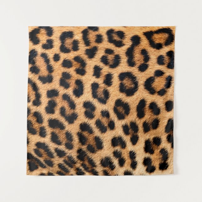 Cheetah print texture tapestry (Front)