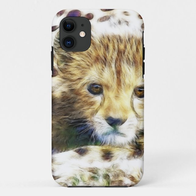 Cheetah Print  Wild Animal Case-Mate iPhone Case (Back)
